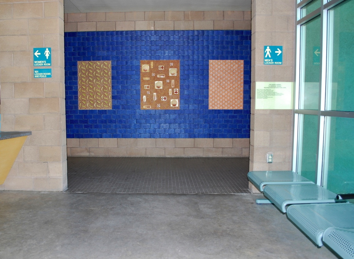 Swim center tile